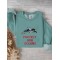 Eco Dolphin Embroidery Women's Crew Neck Sweatshirt
