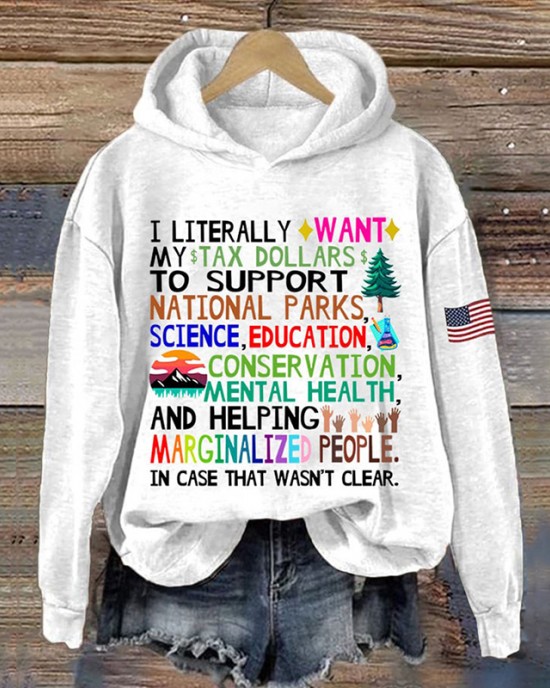 Women's Support National Parks Printed Sweatshirt