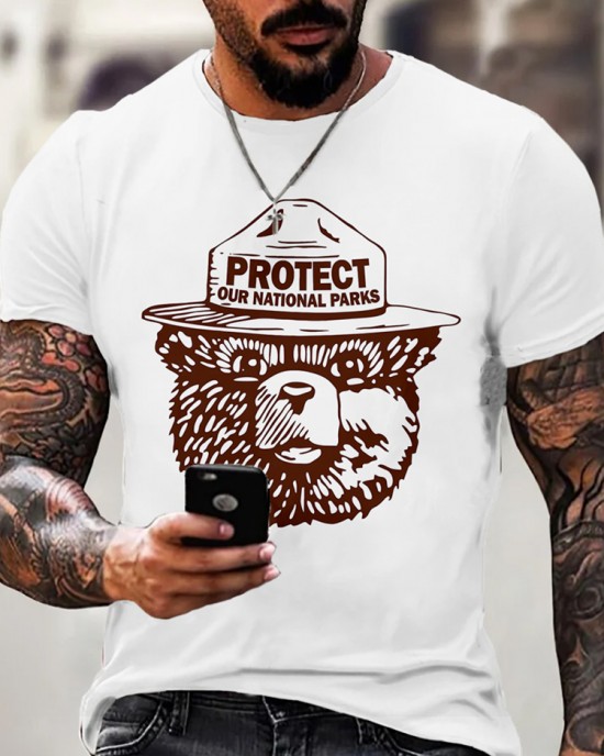 Men's Protect Our National Parks Casual T Shirt