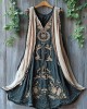 Viking Pattern Patchwork Art Linen Tank Dress