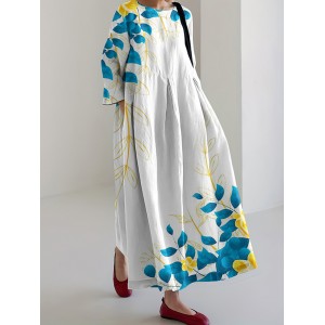 Vintage Hope With Ukrainian Stop Ukr War pattern Dress
