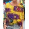 Button Embroidered Floral Women's Vintage Linen Shirt