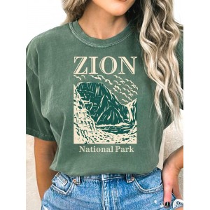 Zion National Park Comfortable T-shirt