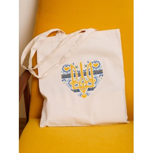 Ukrainian Heart Tote Bag