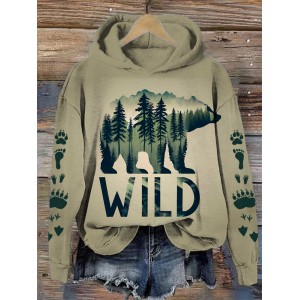 Protecting National Parks Awareness Printed Hoodie