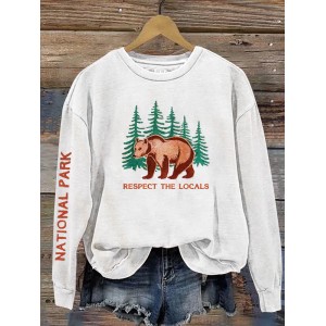 Protect Local National Parks Embroidered Promotional Sweatshirt
