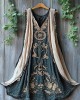 Viking Pattern Patchwork Art Linen Tank Dress