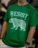 Men's Protect Our National Parks Bear Print Comfy T Shirt