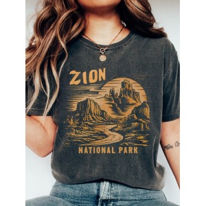 Vintage Zion National Park Comfortable T-shirt