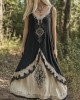 Womens Viking Tree Of Life Celtic Knot Art Linen Dress