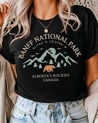 Canadian Rockies Graphic T-shirt