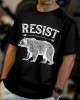 Men's Protect Our National Parks Bear Print Comfy T Shirt