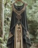 Vintage Tribal Viking Celtic Knot Tank Midi Dress