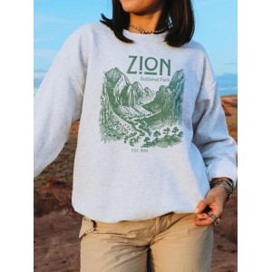 Zion National Park Nature Lover Gift Sweatshirt