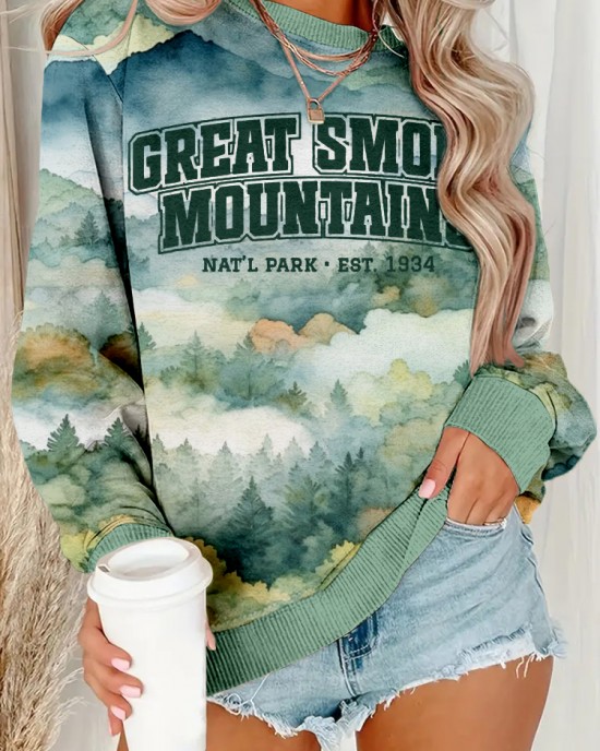 Great Smoky Mountains National Park Cozy Sweatshirt