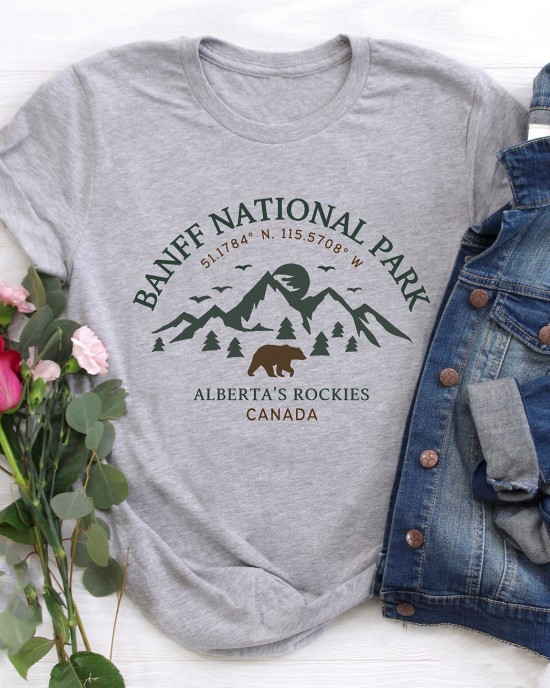 Canadian Rockies Graphic T-shirt