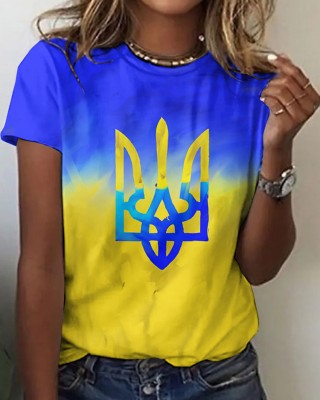 I Stand With Ukraine Inspired Casual T Shirt