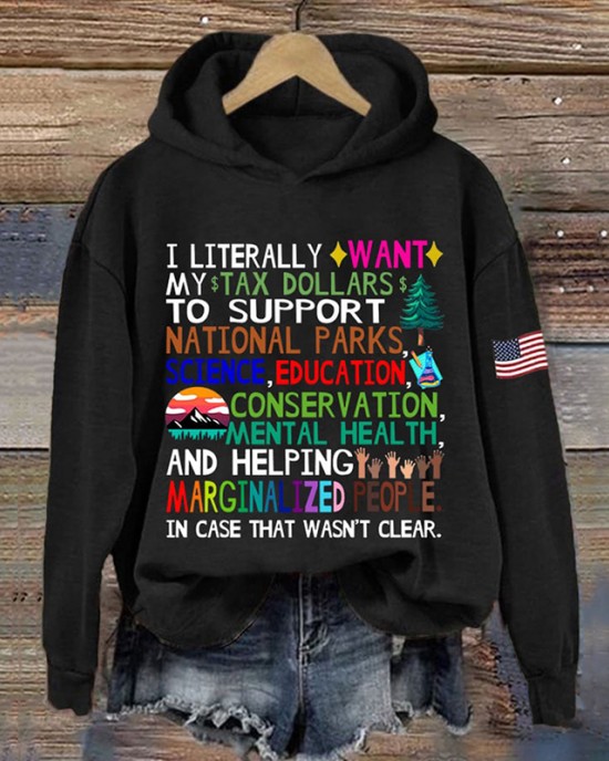 Women's Support National Parks Printed Sweatshirt