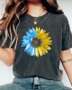 Women's Ukrane Sunflower Flowers Art Pattern Casual T Shirt
