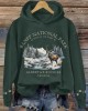 Banff National Park Canada Moose Crew Neck Sweatshirt