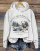 Banff National Park Canada Moose Crew Neck Sweatshirt
