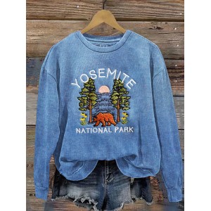 Yosemite National Park Embroidered Promotional Sweatshirt